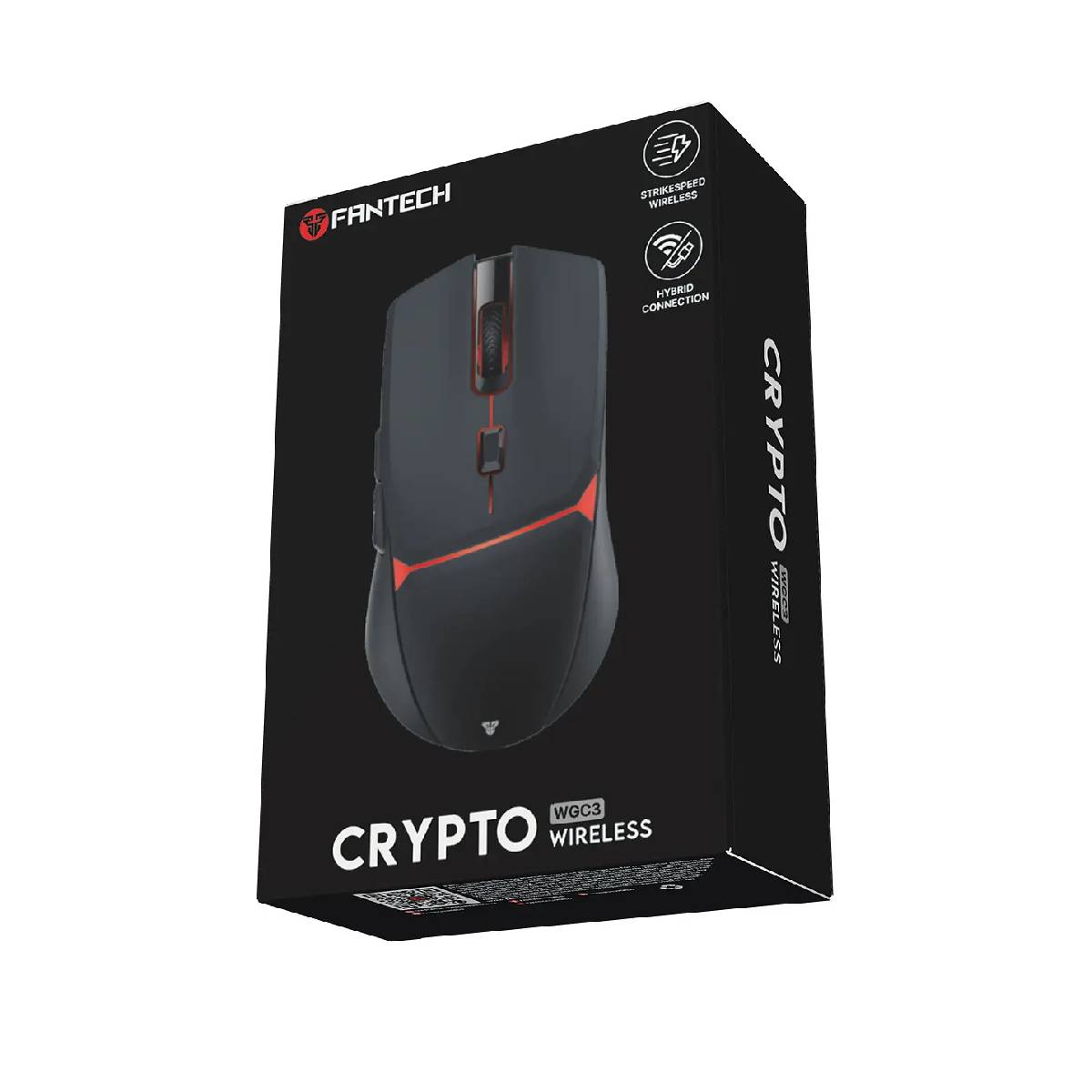 Mouse Inalámbrico Fantech WGC3 CRYPTO Black