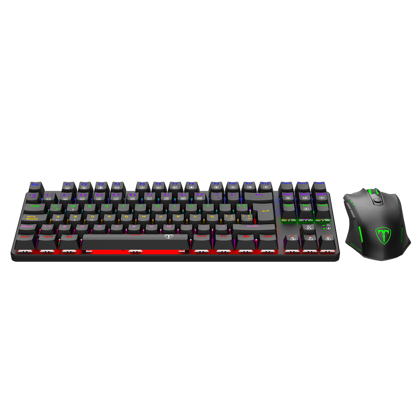 Kit Teclado y Mouse T-Dagger Advance Force Lite TGS005 Negro
