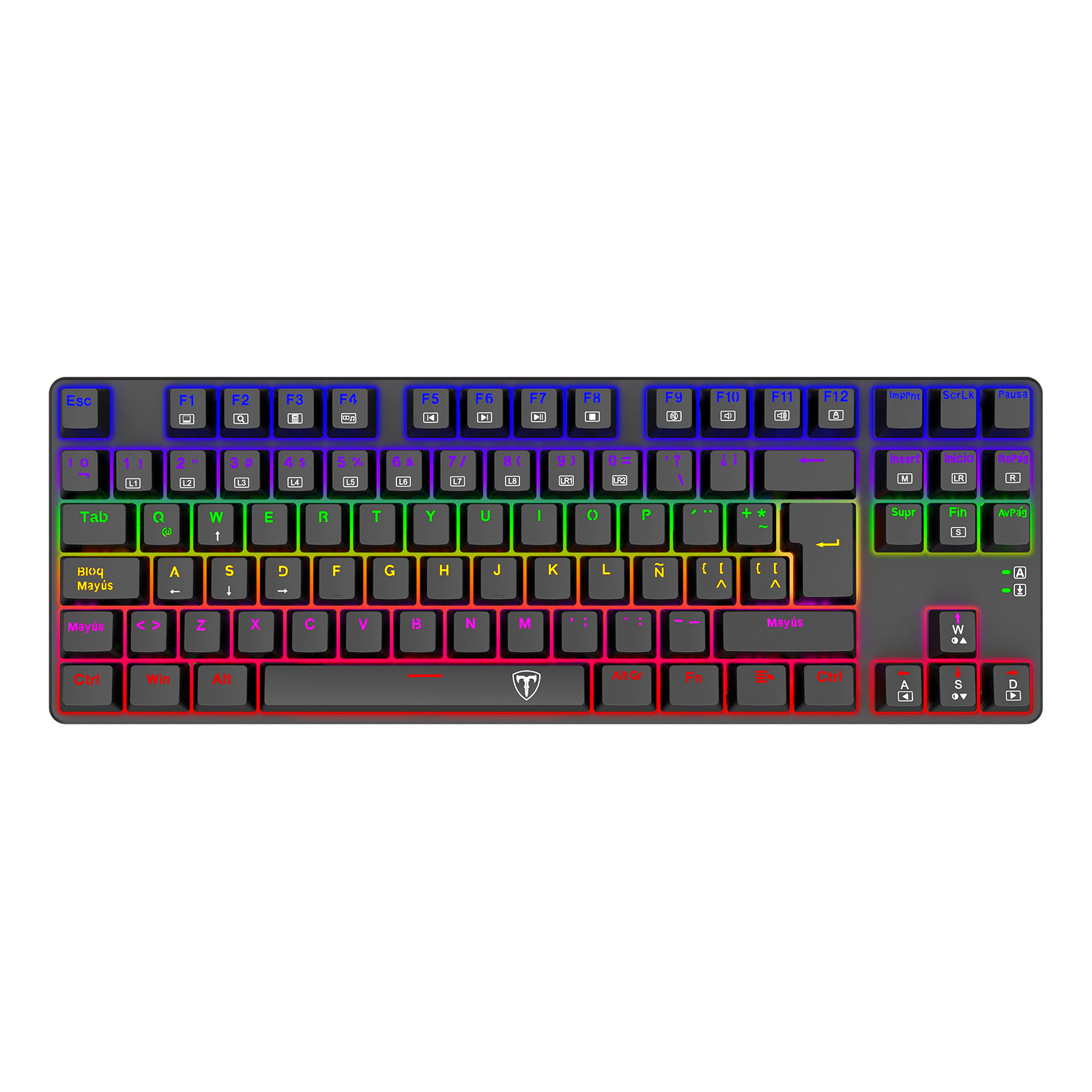 Kit Teclado y Mouse T-Dagger Advance Force Lite TGS005 Negro