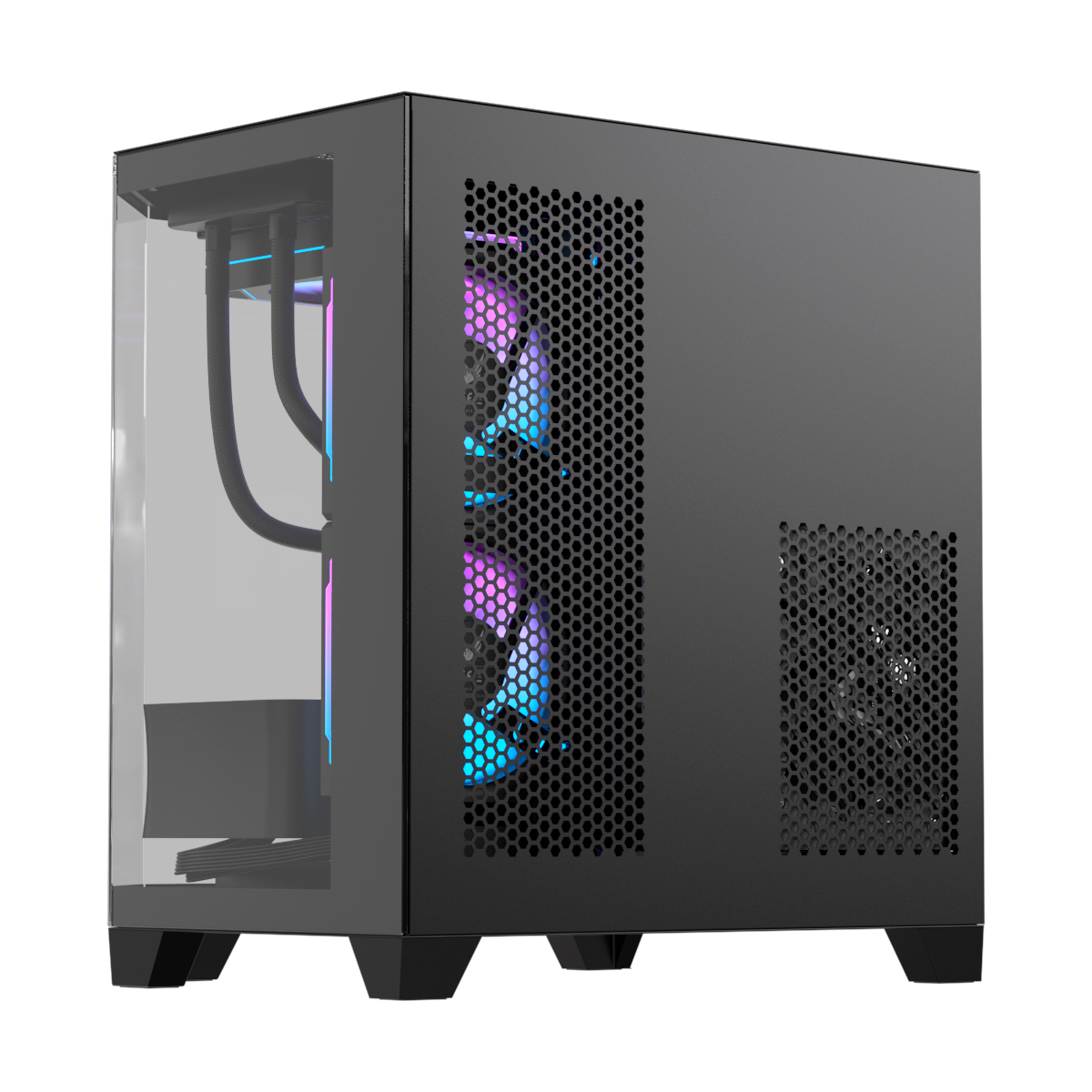 Gabinete Formula Crystal Z6M FLOE Black