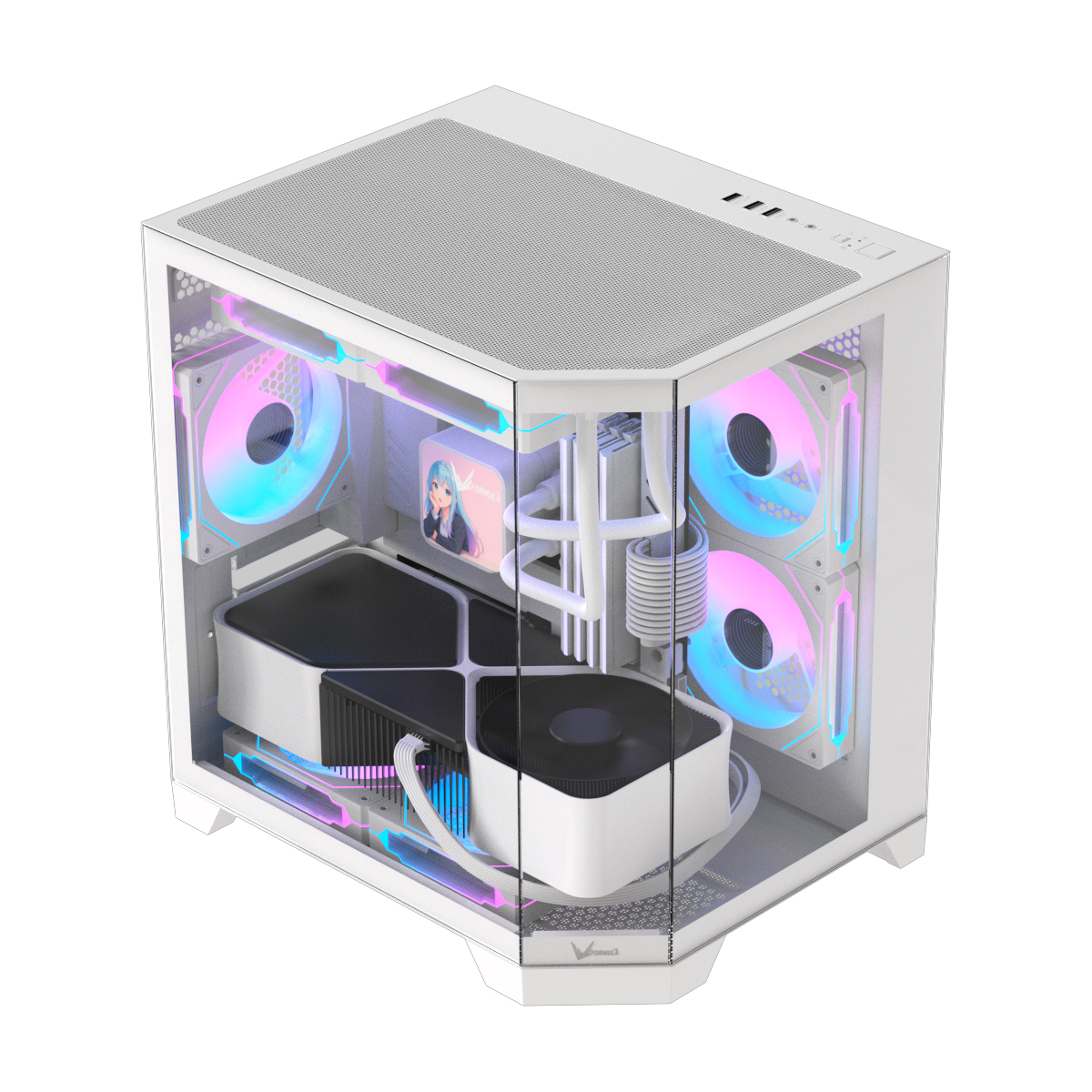 Gabinete Formula Crystal Z6M FLOE Blanco