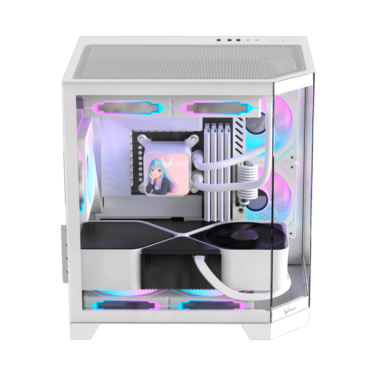 Gabinete Formula Crystal Z6M FLOE Blanco