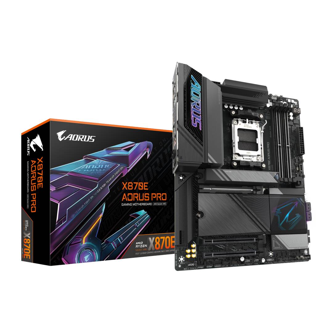Placa Madre Gigabyte X870E AORUS PRO, AM5, DDR5, ATX