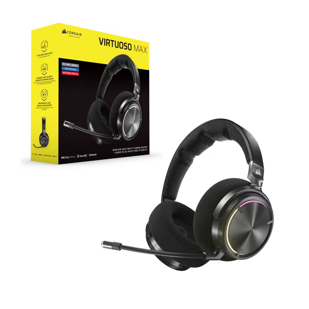 Audifonos Corsair Virtuoso MAX Wireless - Carbon
